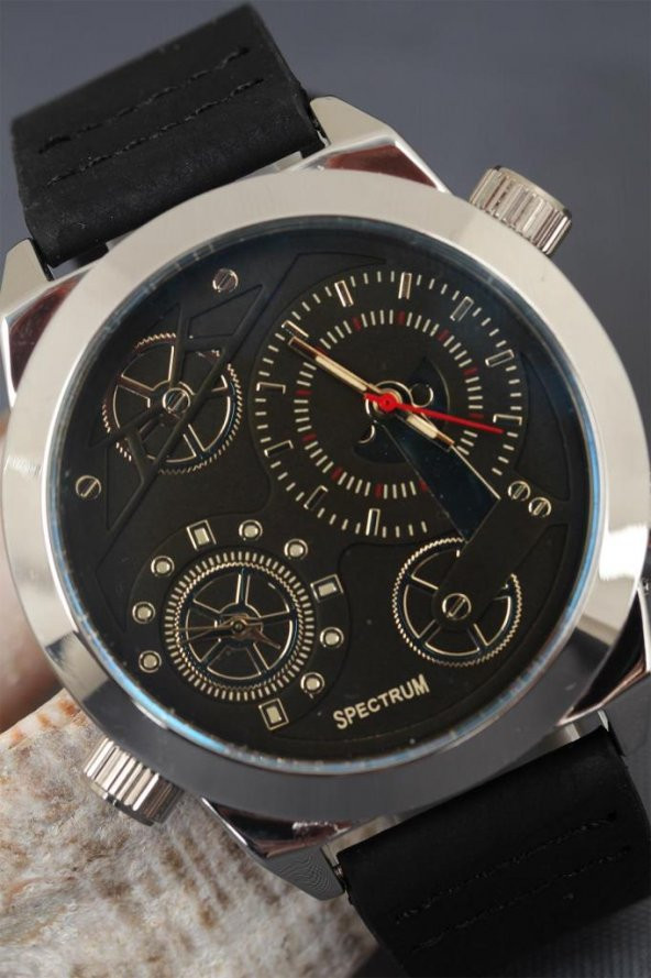 Deri Kordonlu Spor Kasa Erkek Kol Saati - 2