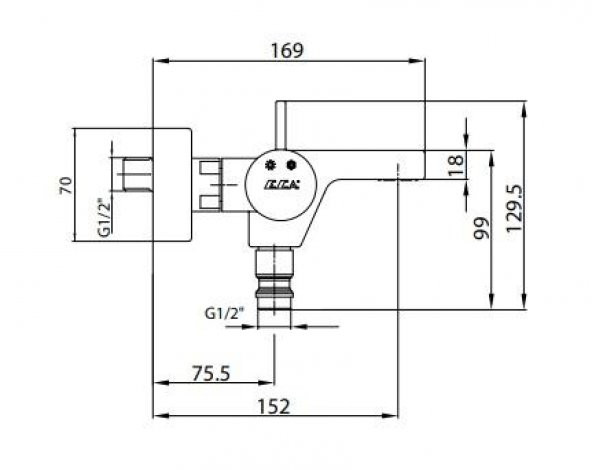 ECA Purity Banyo Bataryası 477H+Metal Tel Süngerlik 3lü Köşe Raf   Krom Şampuanlık 2li Set - 3
