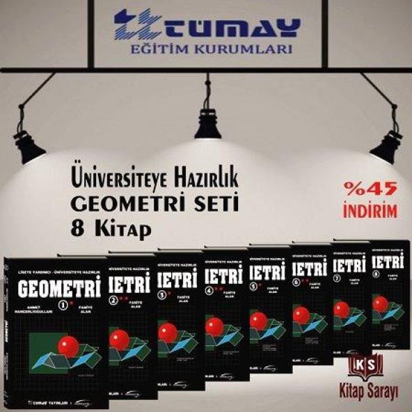 Üniversiteye Hazırlık Geometri Seti 8 Kitap Tümay Yayınları