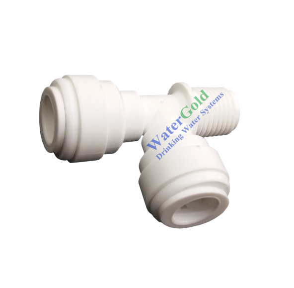 Su Arıtma Cihazı F Bağlantı Nipeli 1/4" NPT x 10 mm Quick Geçme