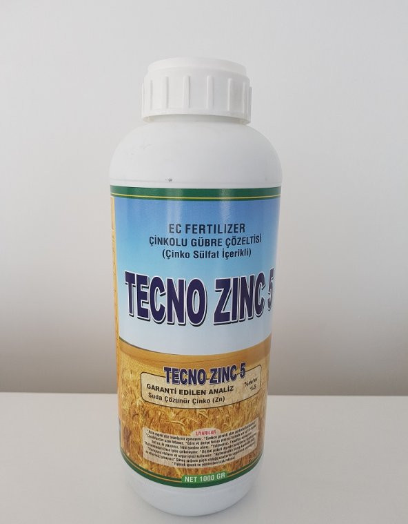 Cinko Gubre 1 Kg Sıvı Çinko Sülfat Gübre Verim Artırıcı Gübre Çinko Gübresi