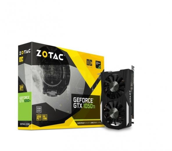 Zotac Nvidia GeForce GTX 1050Ti OC 4GB 128Bit GDDR5 (DX12) PCI-E 3.0 Ekran Kartı ZT-P10510B-10L