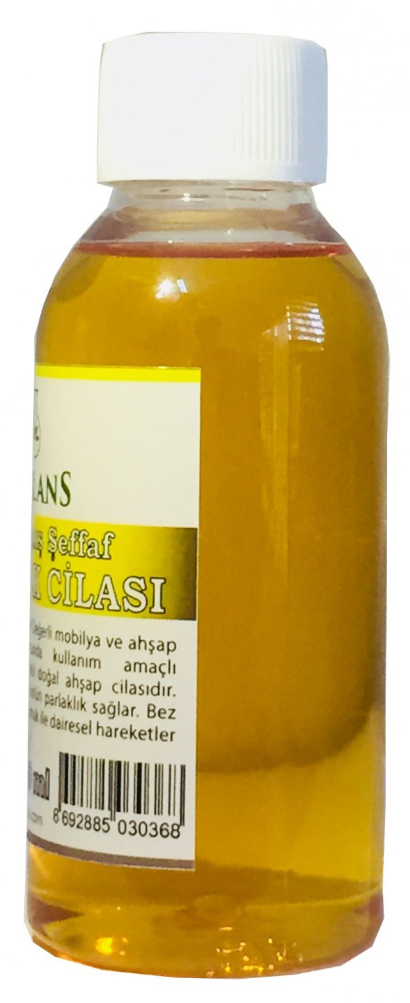 TERLANS Ağartılmış Şeffaf 1. Sınıf Kalite Gomalak Cilası 100 ml - 2