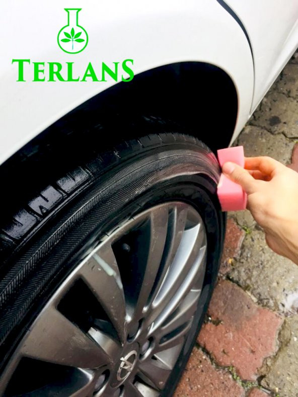 TERLANS 3 lü Araç Bakım Seti İç Temizlik - Lastik Parlatıcı - Hızlı Cila - 4