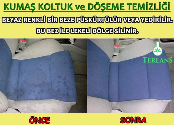 TERLANS Araç içi & Koltuk Halı Temizleyici ve Leke Sökücü 500 Ml - 3