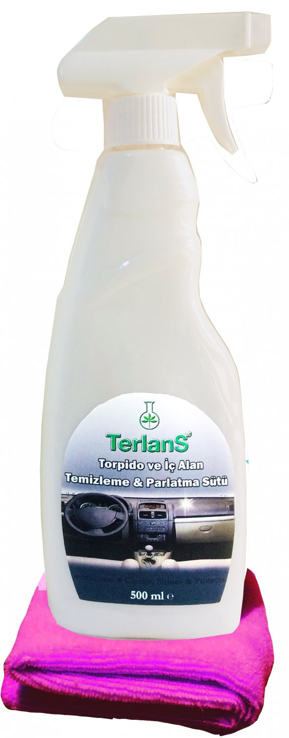 Terlans 3'lü Araç Bakım Seti - Motor Jant Temizleyici-Hızlı Cila-Torpido Parlatıcı 3x500ml - 9