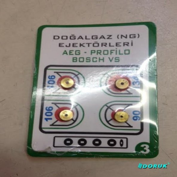 Doğalgaz Enjektör Ocak Takımı (Bosch, Siemens, Profilo, Vestel) - 4
