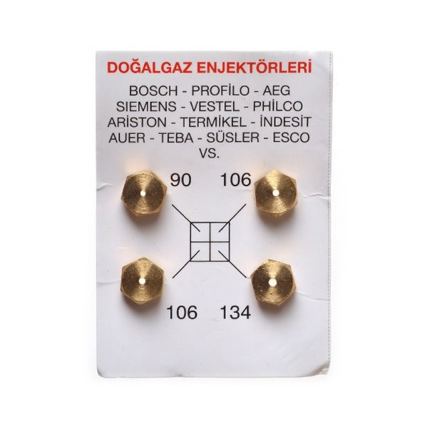 Doğalgaz Enjektör Ocak memesi Takımı (Bosch, Siemens, Profilo, Ve - 2