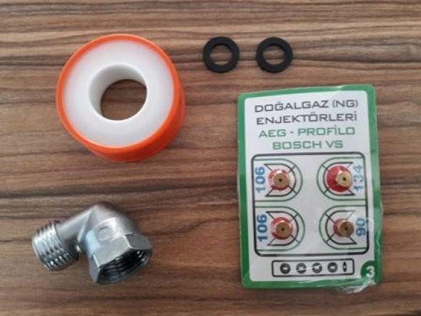 Doğalgaz Enjektör Ocak memesi Takımı (Bosch, Siemens, Profilo, Ve - 5