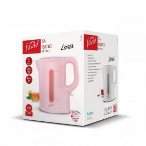 FAVİO 1.7 LT PLASTİK KETTLE SU ISITICI