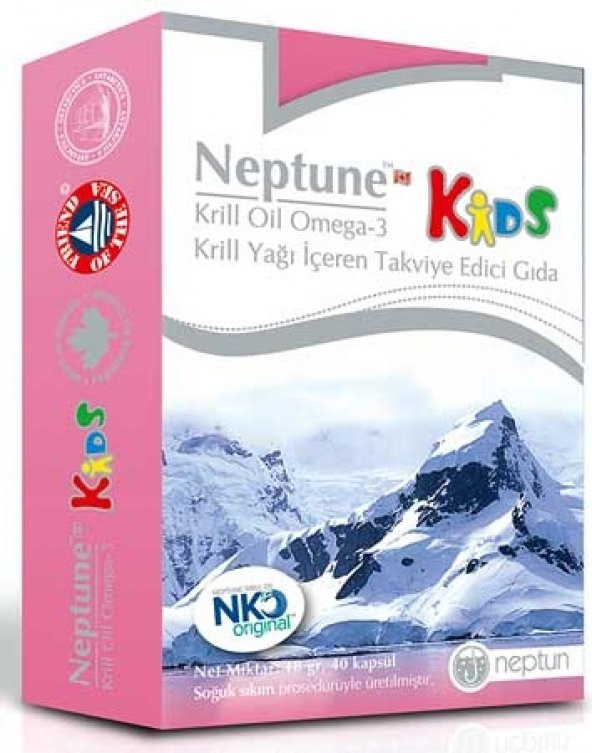 Neptune Krill Oil Kids 40 Kapsül