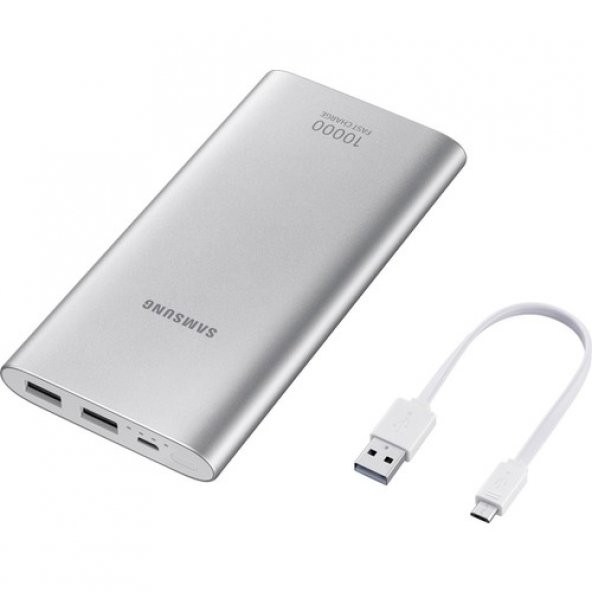 SAMSUNG 10000 MAH EB-P1100B GÜMÜŞ TAŞINABİLİR ŞARJ - 5