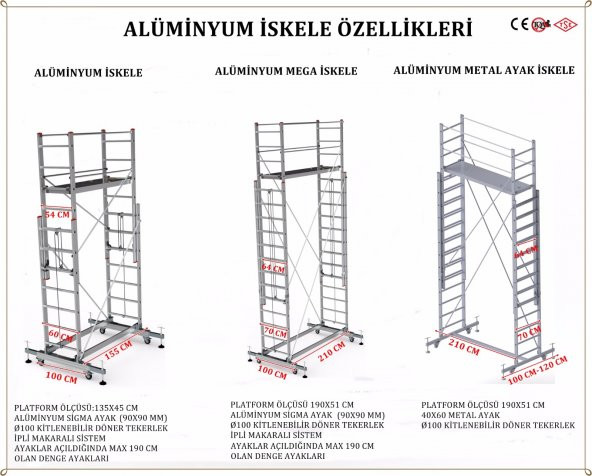 BEYKON MERDİVEN 2+2 TELESKOPİ İSKELE - 2