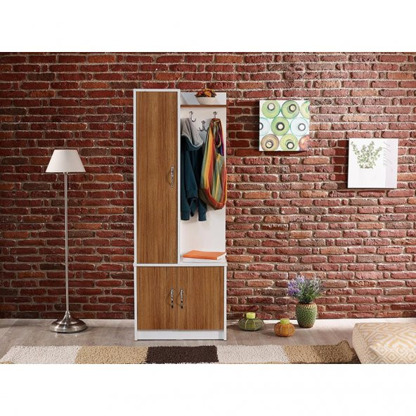 Ev Şehri Vestiyer Portmanto ev-344 Ücretsiz Kargo - 2
