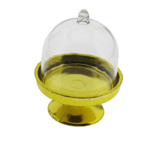 12 Adet 6cm Plastik Cupcake Kapaklı Kutu - 6