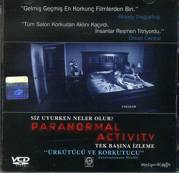 PARANORMAL ACTIVITY -VCD
