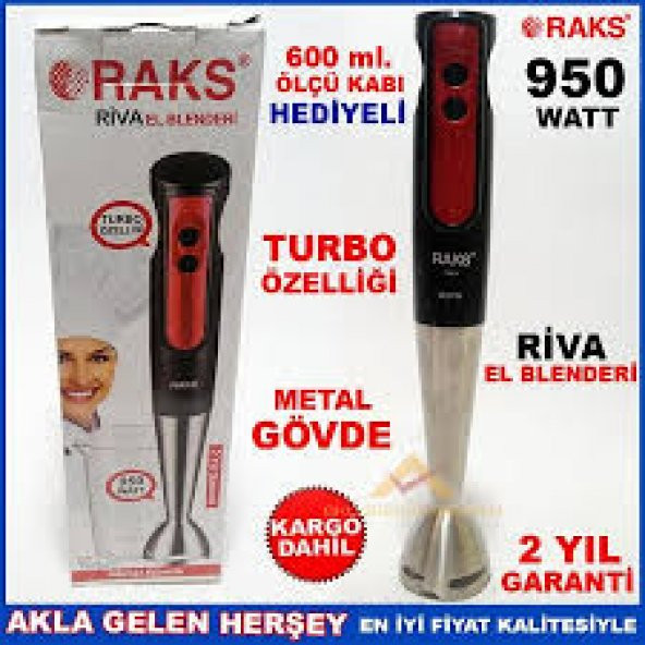 RAKS RİVA 950 WATT ÇUBUK BLENDER