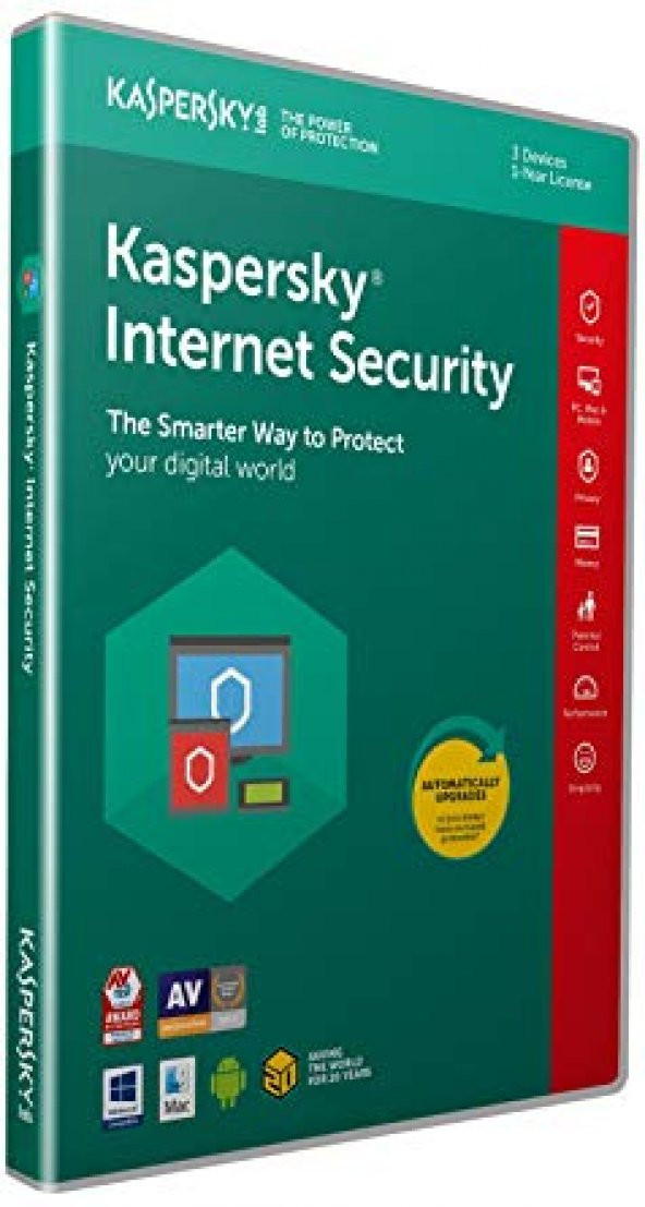 Kaspersky Internet Security 2020 1 Kullanıcı 1 Yıl  Virüs Programı - Online Teslimat Kaspersky Türkiye