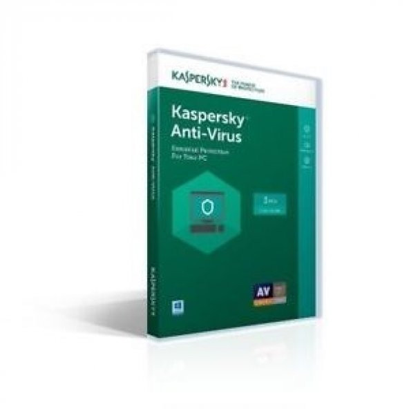 Kaspersky Anti-Virus Virüs Programı 2020  1 PC 1 Yıl Türkçe