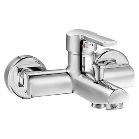 ECA Delta Banyo Bataryası+Spil Mafsallı Duş Üst Takım+3lü Raf    (346+336+Metal Süngerlik) 3lü Set - 2