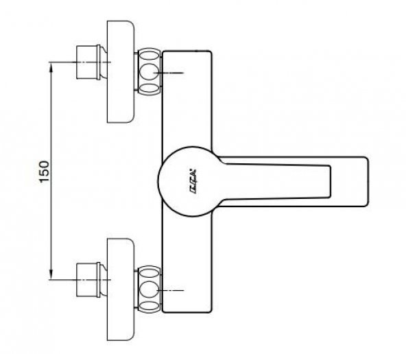 ECA Delta Banyo Bataryası+Spil Mafsallı Duş Üst Takım+3lü Raf    (346+336+Metal Süngerlik) 3lü Set - 4