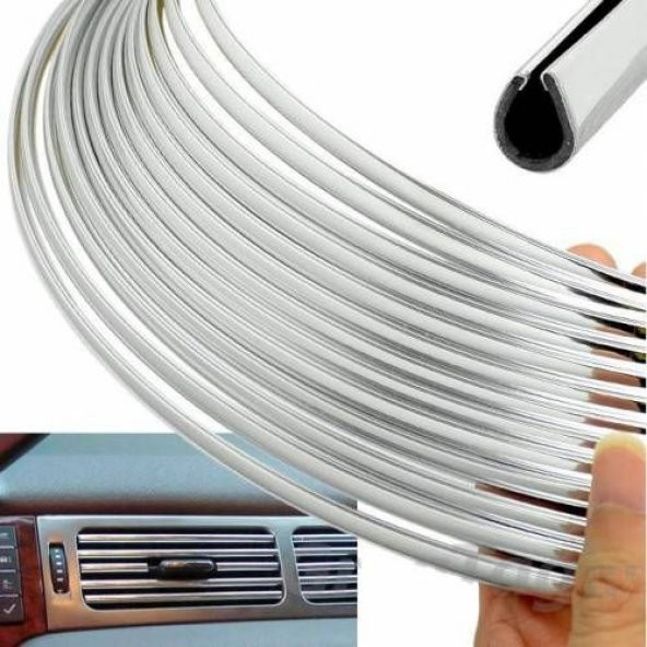 Geçme Krom Nikelaj Şerit En 11 mm Uzunluk: 5 metre