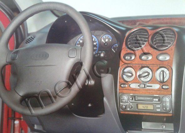 DAEWOO MATİZ 1998-2005 TORPİDO / KONSOL MAUN KAPLAMASI 11 PARÇA