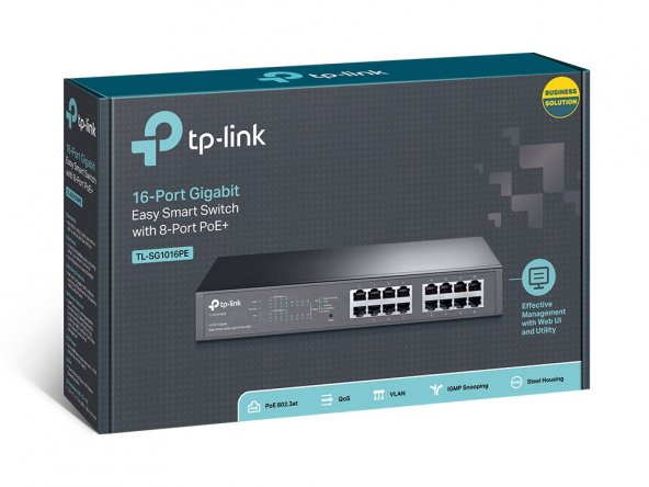 TP-LINK TL-SG1016PE 16PORT 10/100/1000 YÖNETİLEBİLİR POE SWITCH - 4