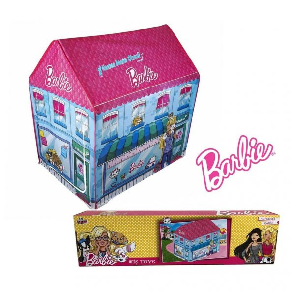 Orijinal Lisanslı Barbie Veterinerlik  Kız Oyun Çadırı Oyun Evi
