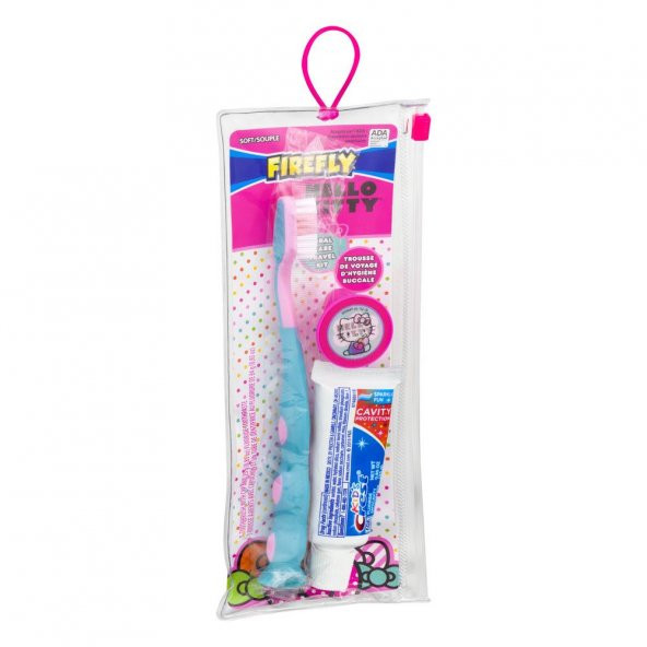 Firefly Hello Kity Oral Care Travel Kit Soft