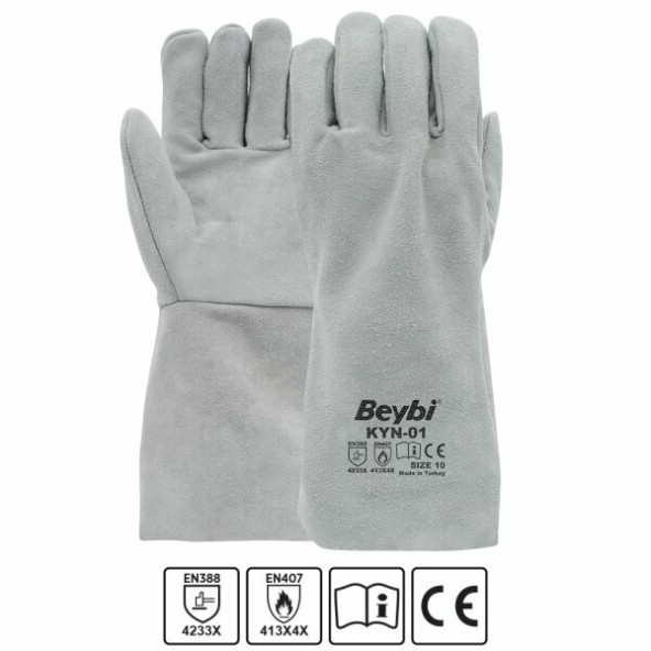 20 ÇİFT Beybi ARG01,Kaynakçı Deri İş Eldiveni