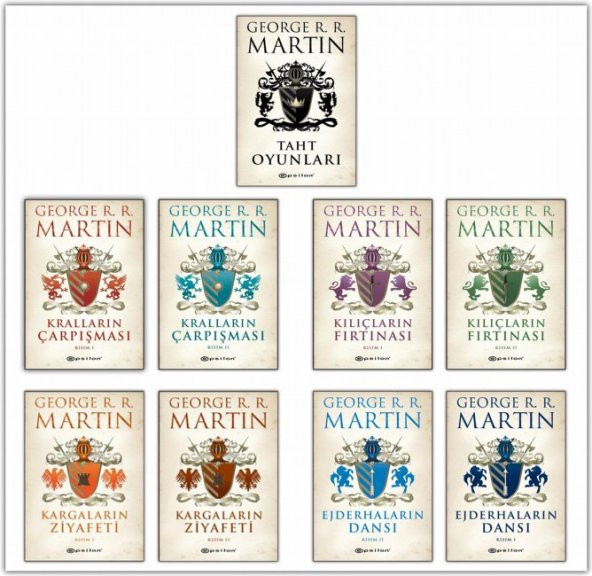 Taht Oyunları Serisi - George R. R. Martin - 9 Kitaplık Set