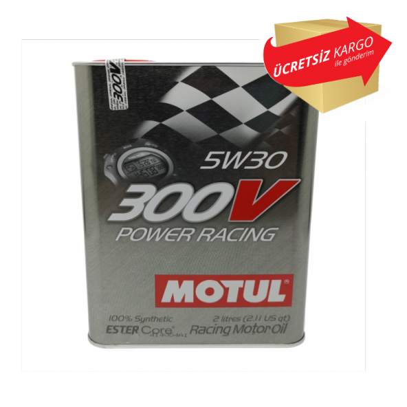 MOTUL 300V Power Racing 5W30 2 Litre Tam Sentetik