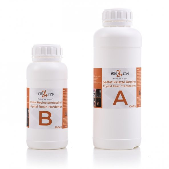 Şeffaf Epoksi Reçine + Sertleştirici 1000gr + 500gr