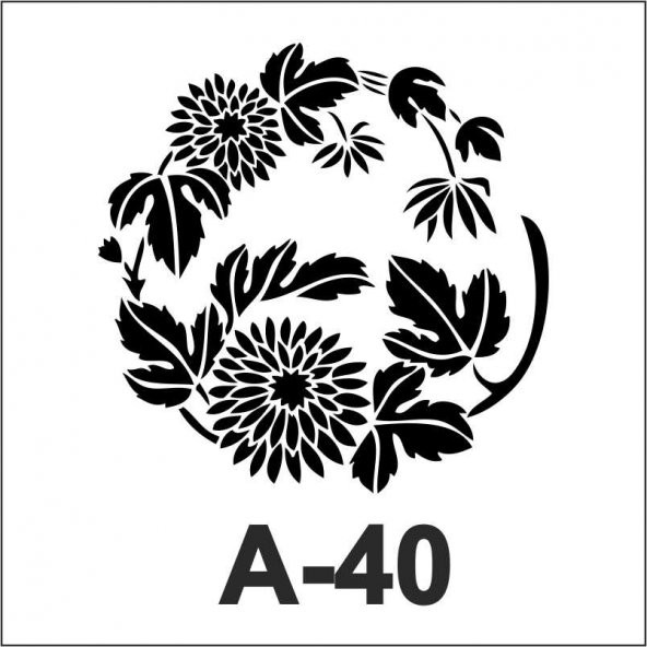 A-40 Artebella Stencil 20x20 Cm