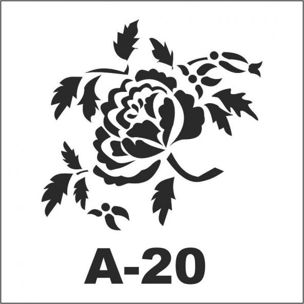 A-20 Artebella Stencil 20x20 Cm