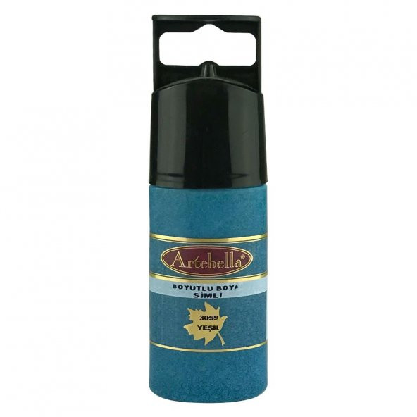 30590030 Artebella Boyutlu Boya Simli Yeşil 30 ml