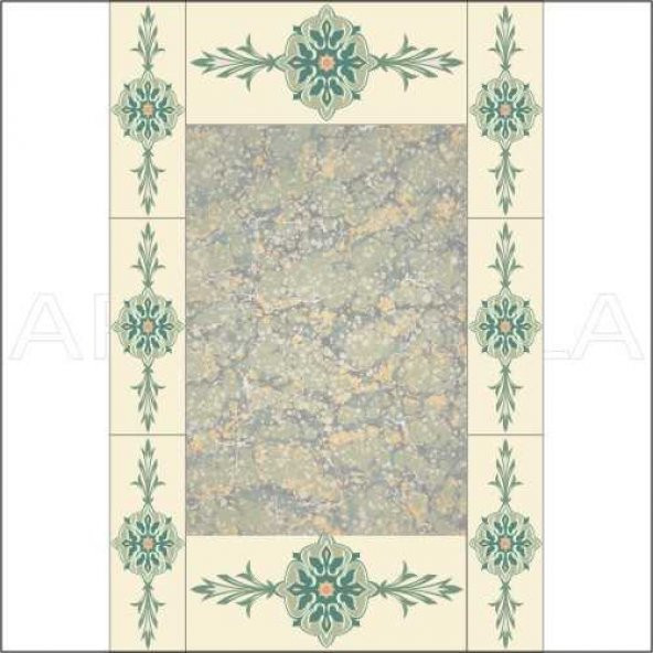Artebella Klasik Kolay Transfer 1527k Koyu Zemin 23x34cm