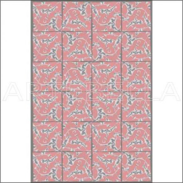Artebella Mozaik Kolay Transfer 1551k Koyu Zemin 23x34cm