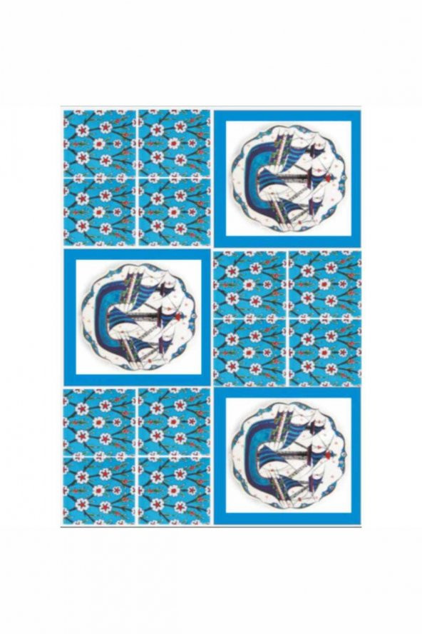 Artebella Mozaik Kolay Transfer 1555v Açık Zemin 23x34cm - 2