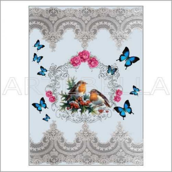 938v Artebella Soft Transfer  Açık Zemin 23x34 cm