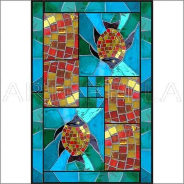 Artebella Mozaik Kolay Transfer 1568v Açık Zemin 23x34cm
