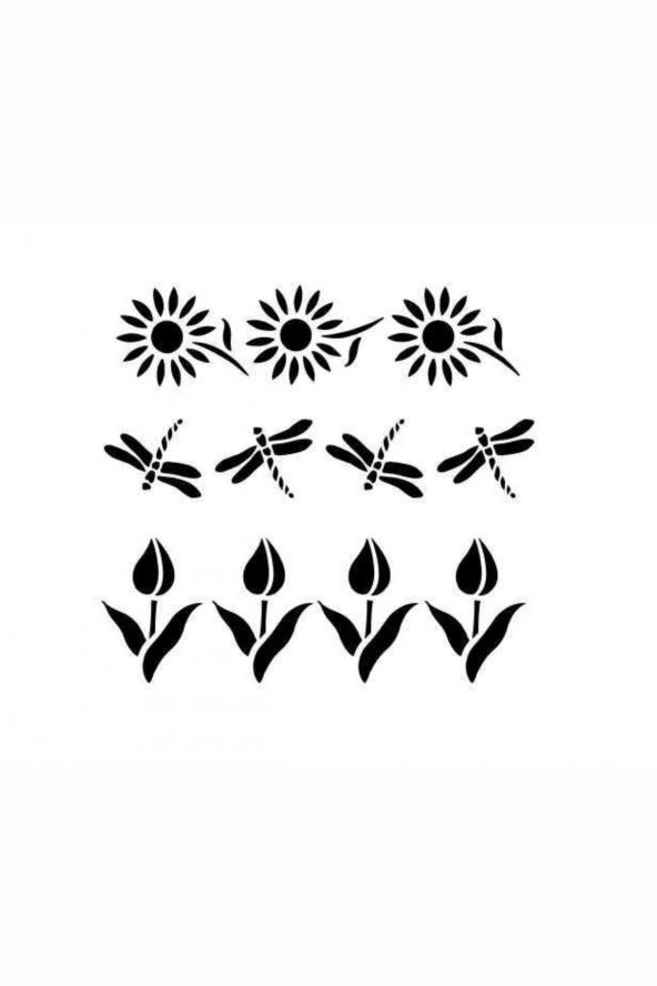 E-78 Artebella Stencil 10x10 Cm - 2