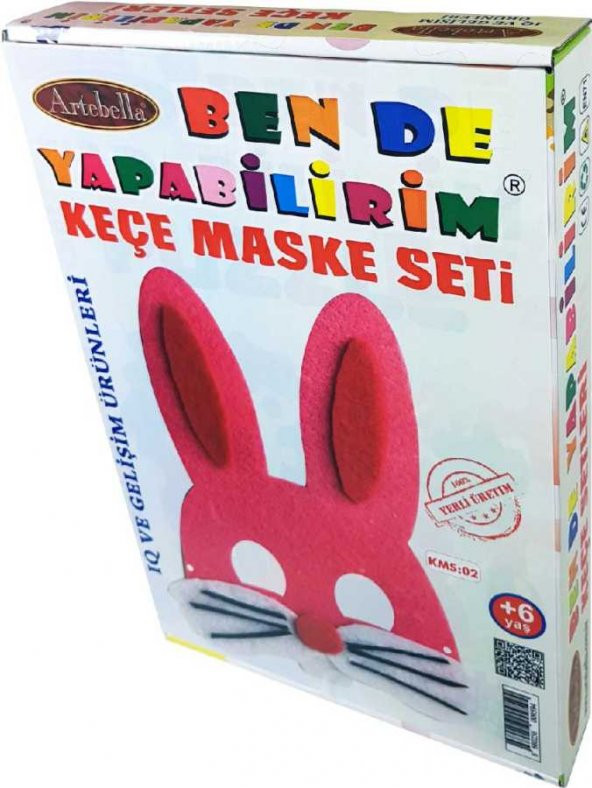 Çocuk Kendin Yap I 02 Keçe Maske Seti +6 Yaş