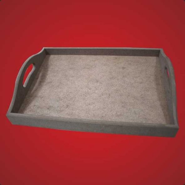 Atp005 Artebella Ahşap Mdf Tepsi 25x35x7cm