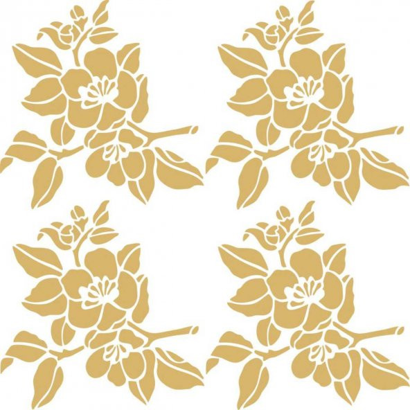 7327g Artebella Gold Transfer 16 x 16 Cm - 2