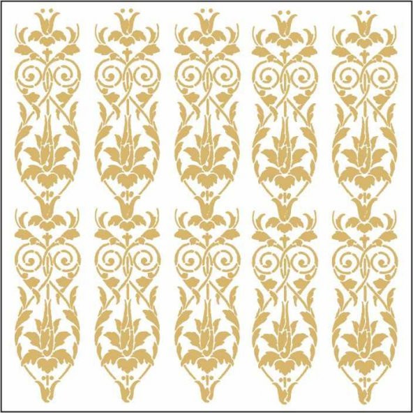 7311g Artebella Gold Transfer 16 x 16 Cm