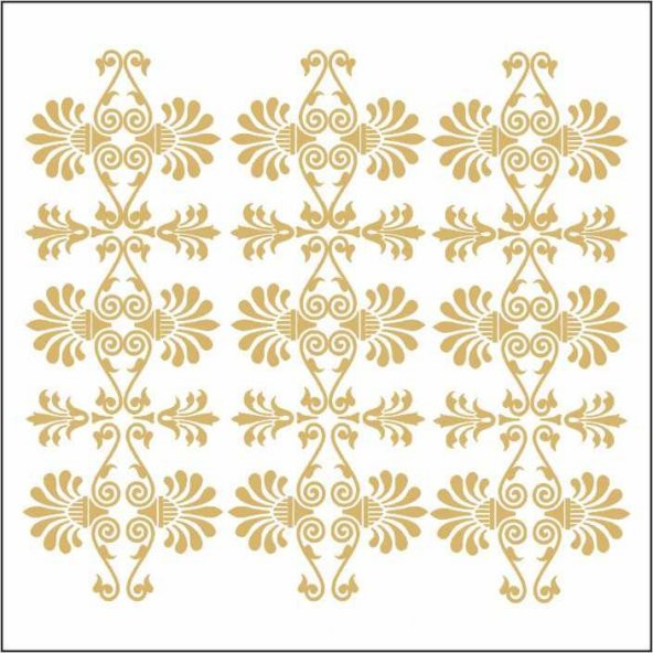 7307g Artebella Gold Transfer 16 x 16 Cm