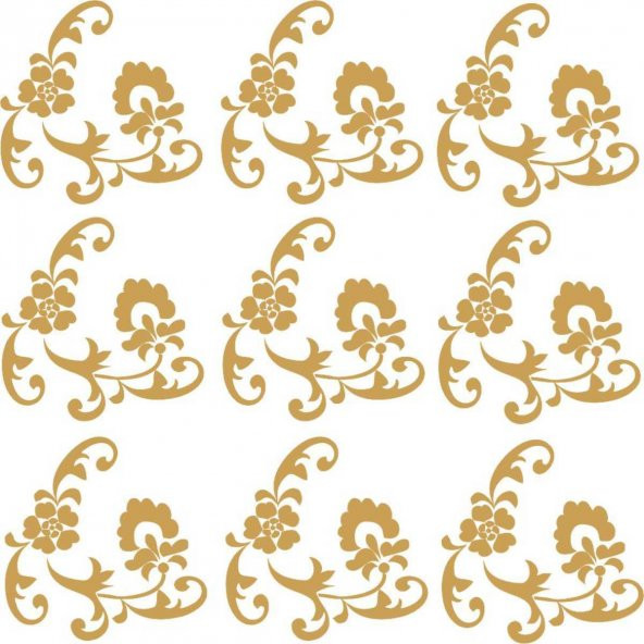 Kolay Transfer 7317g Gold Desen 16x16 cm - 2
