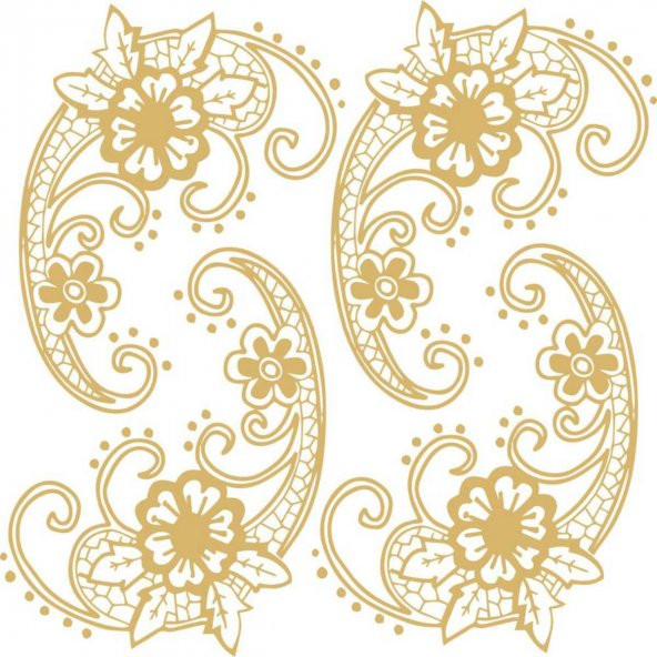 7304g Artebella Gold Transfer 16 x 16 Cm - 2
